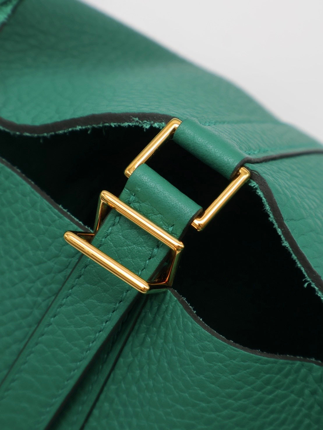 HERMES Picotin 22 - 絲絨綠金 B