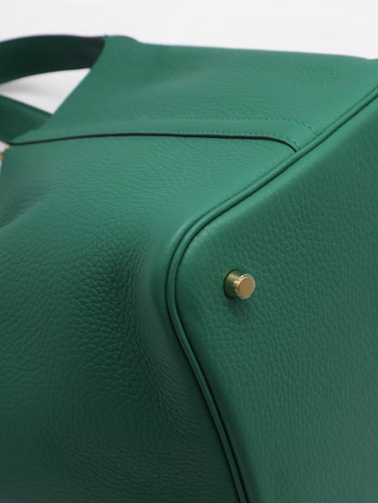 HERMES Picotin 22 - 絲絨綠金 B