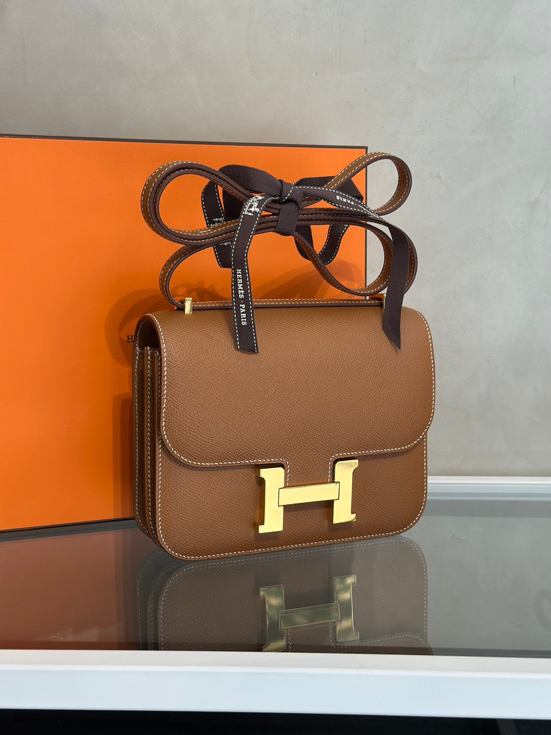 HERMES Mini Constance 19 - Gold 37 金棕金 U