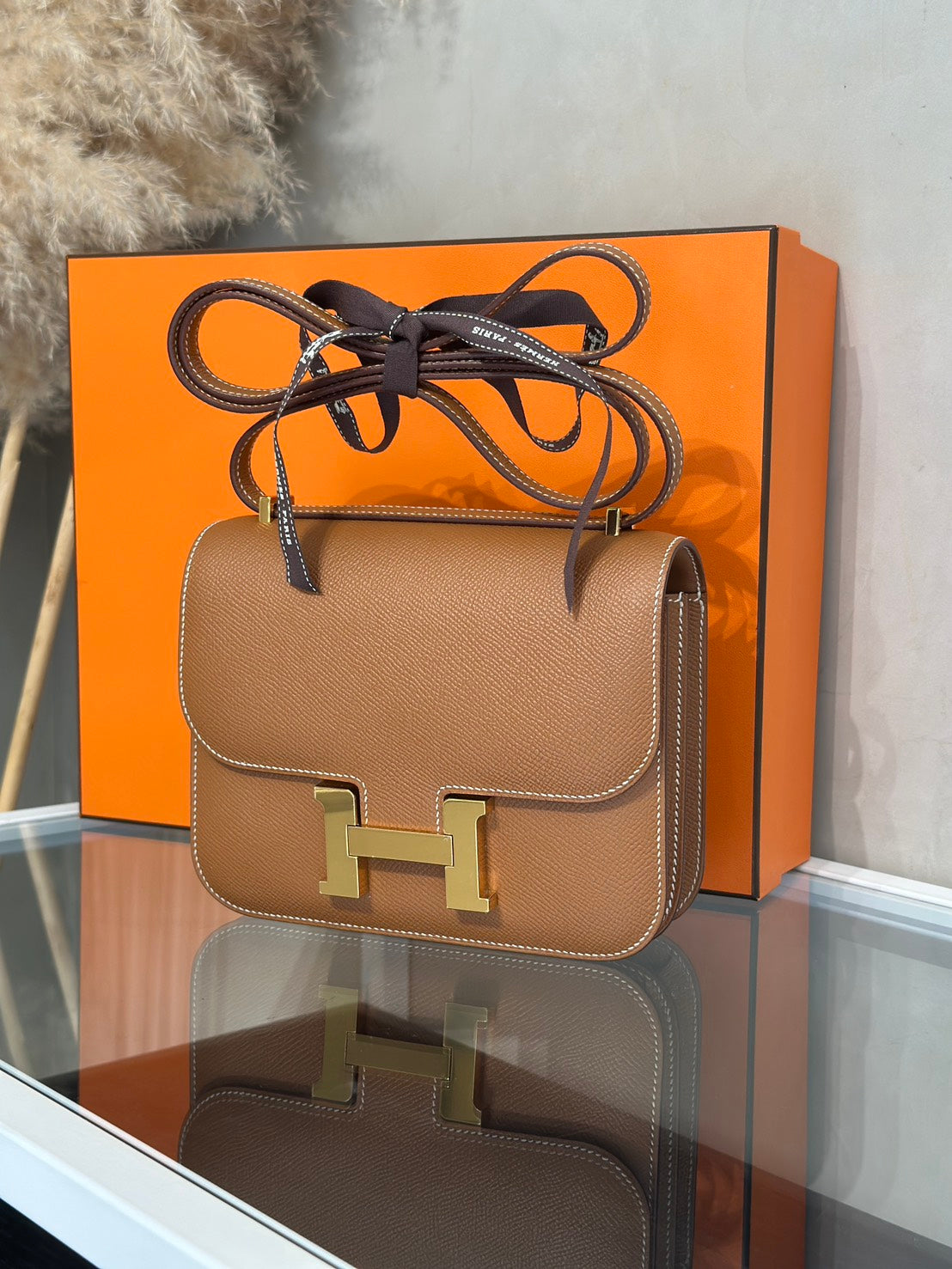 HERMES Mini Constance 19 - Gold 37 金棕金 U