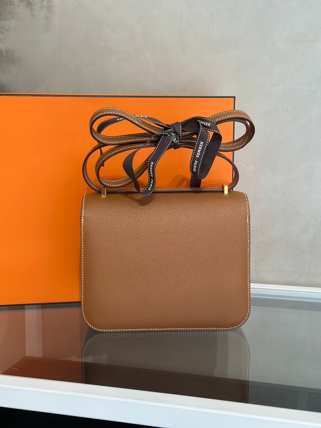 HERMES Mini Constance 19 - Gold 37 金棕金 U