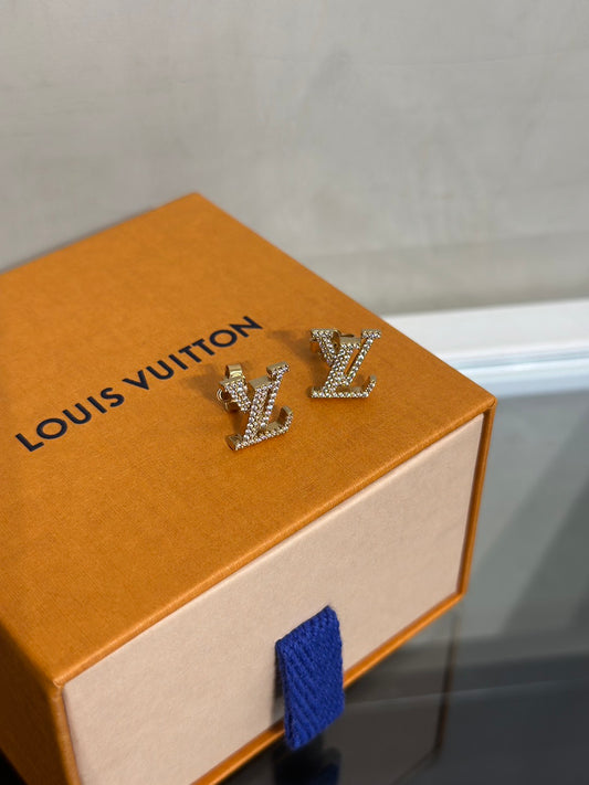 LOUIS VUITTON LV Iconic滿鑽耳環