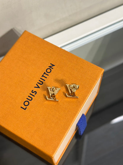 LOUIS VUITTON LV Iconic滿鑽耳環