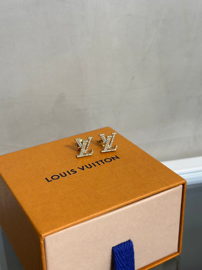 LOUIS VUITTON LV Iconic滿鑽耳環