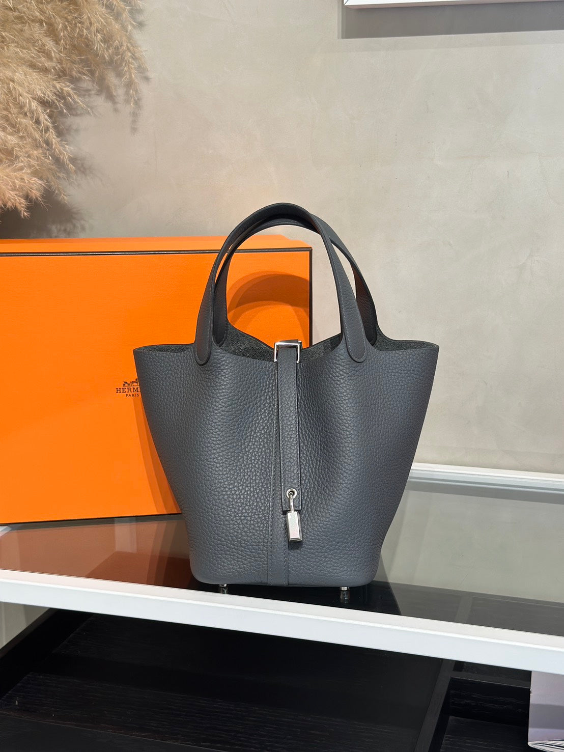 HERMES Picotin 18 - Gris Misty H0 霧霾灰銀 K