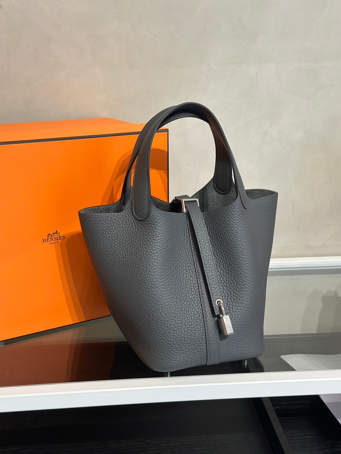 HERMES Picotin 18 - Gris Misty H0 霧霾灰銀 K