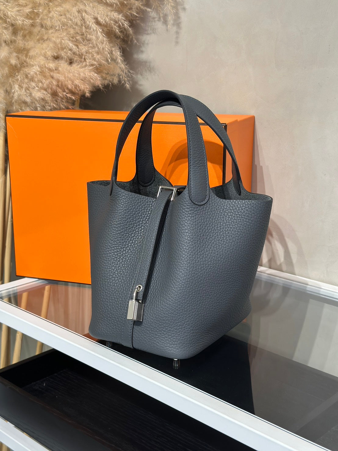 HERMES Picotin 18 - Gris Misty H0 霧霾灰銀 K