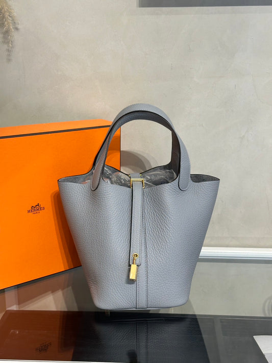 HERMES Picotin 18 - Gris Pantin P0 木偶灰 K