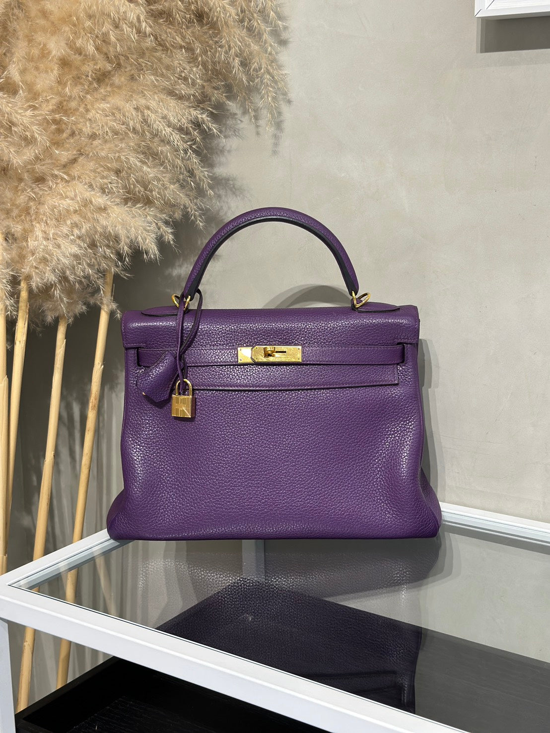 HERMES Kelly 32 - Ultraviolet 5L 極度紫 🄿