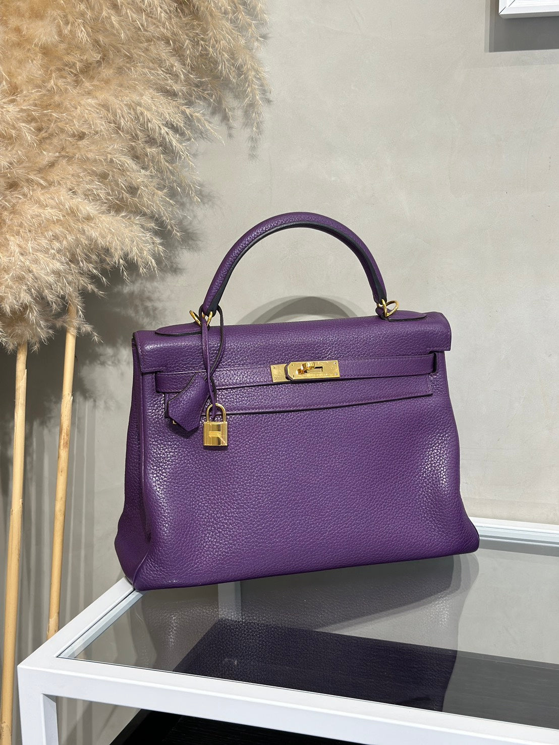 HERMES Kelly 32 - Ultraviolet 5L 極度紫 🄿