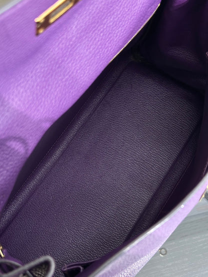 HERMES Kelly 32 - Ultraviolet 5L 極度紫 🄿
