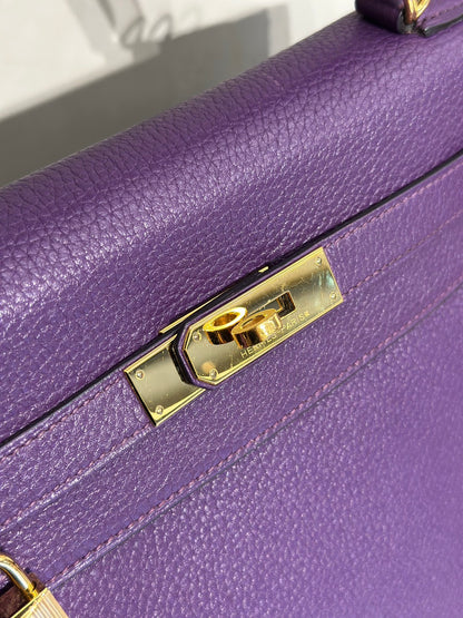 HERMES Kelly 32 - Ultraviolet 5L 極度紫 🄿
