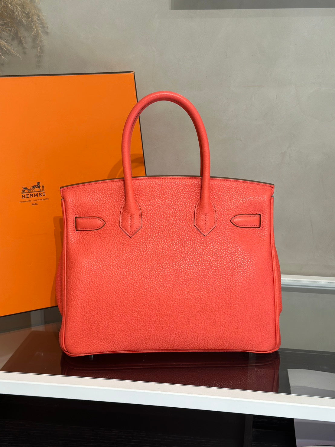 HERMES Birkin 30 - Rose Texas 0E 德克薩斯粉銀 🅁