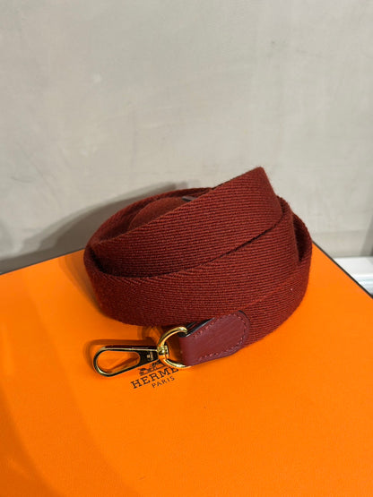 HERMES Mini Evelyne - Rouge H 55 愛馬仕紅金 B