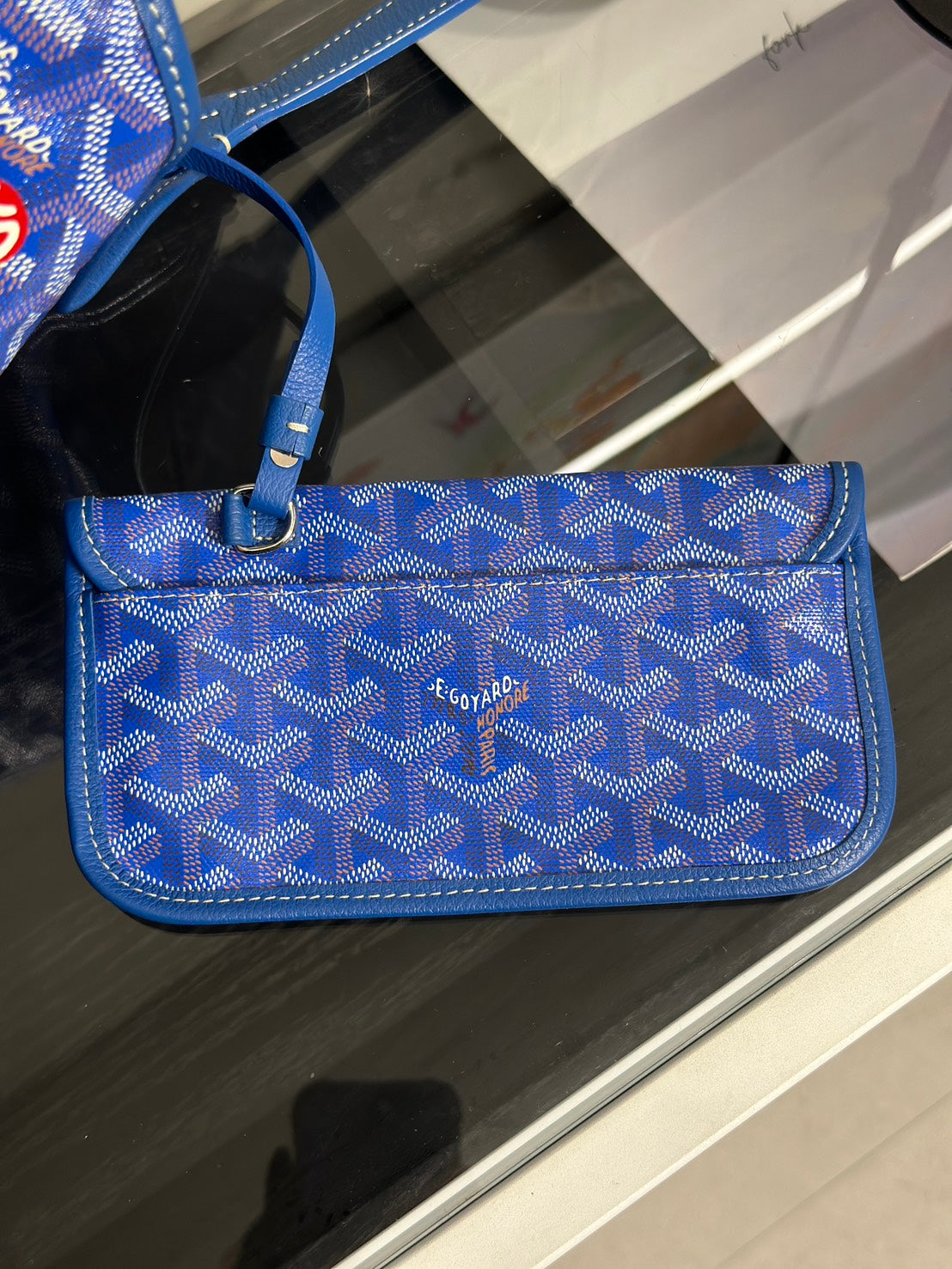 GOYARD Hobo流浪包 - 手繪狗狗藍
