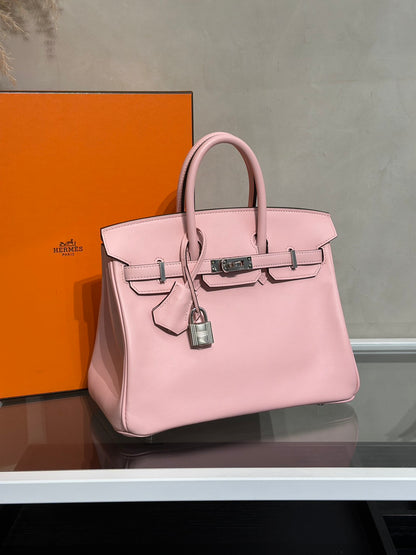 HERMES Birkin 25 - Rose Sakura 3Q 櫻花粉銀 W