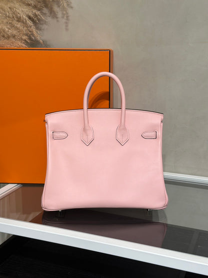 HERMES Birkin 25 - Rose Sakura 3Q 櫻花粉銀 W