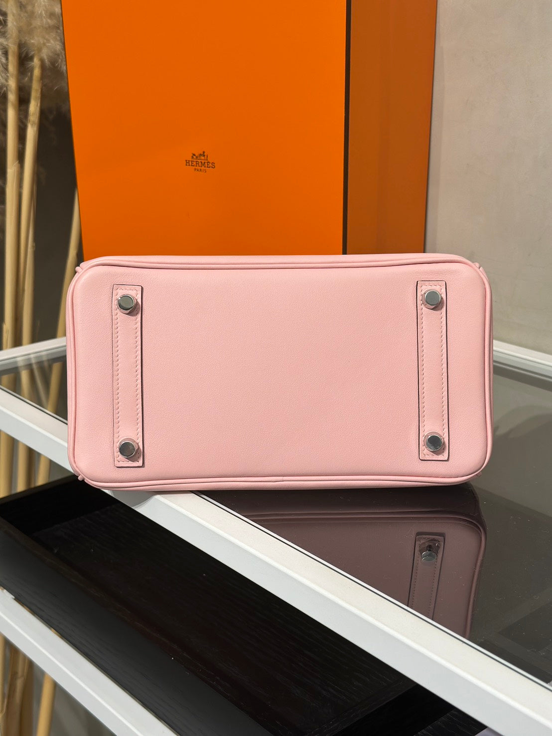 HERMES Birkin 25 - Rose Sakura 3Q 櫻花粉銀 W