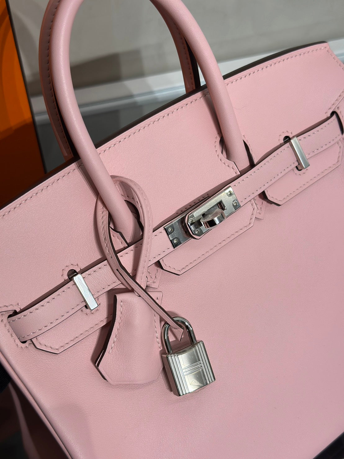 HERMES Birkin 25 - Rose Sakura 3Q 櫻花粉銀 W
