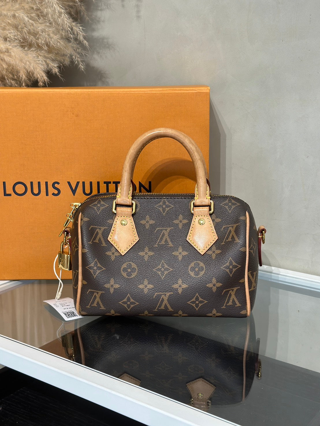 LOUIS VUITTON Speedy Bandouliere 20 - 黑邊背帶