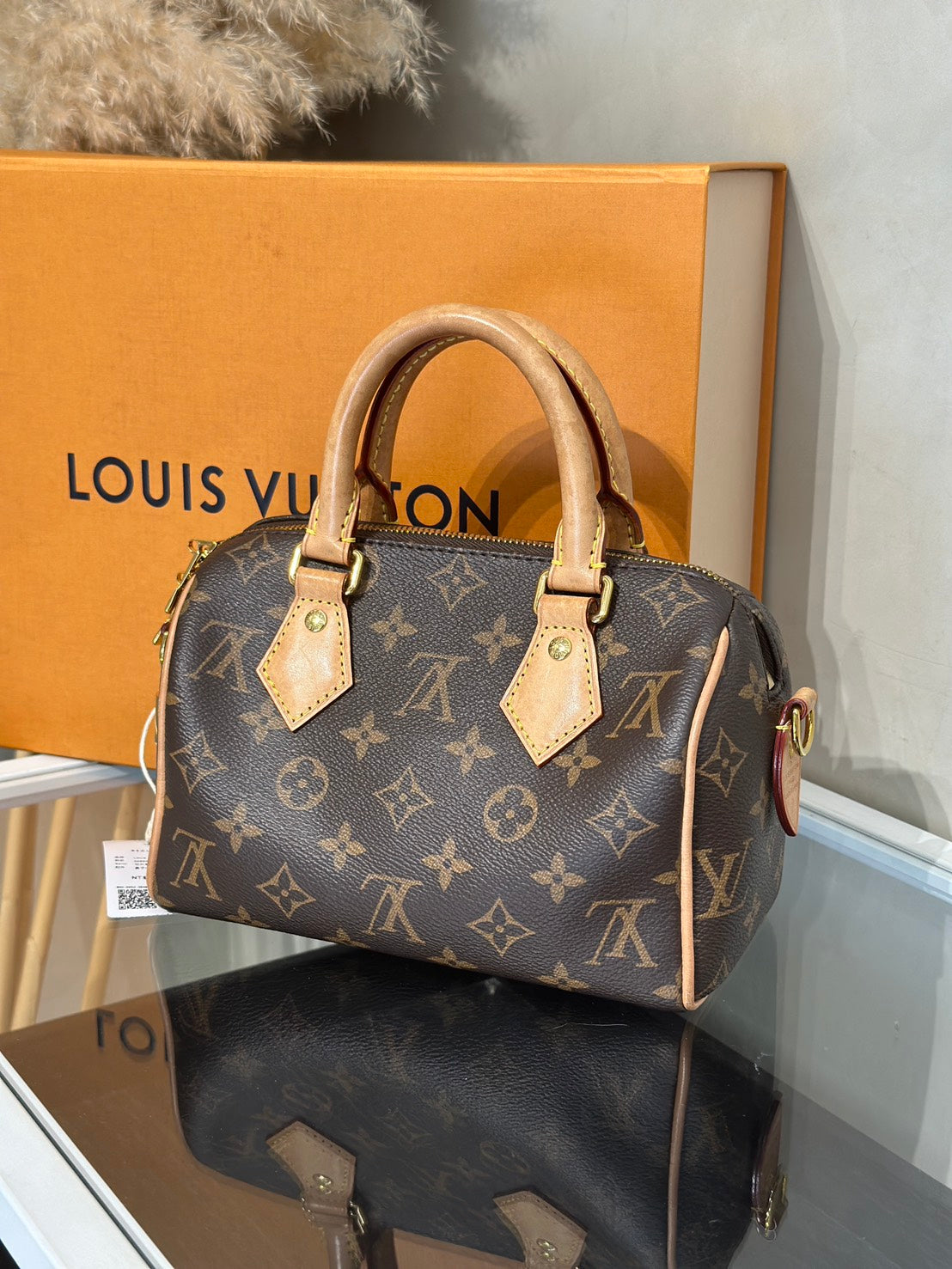 LOUIS VUITTON Speedy Bandouliere 20 - 黑邊背帶