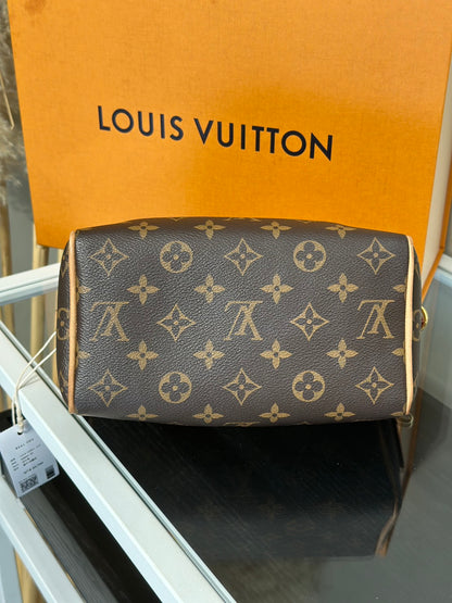 LOUIS VUITTON Speedy Bandouliere 20 - 黑邊背帶