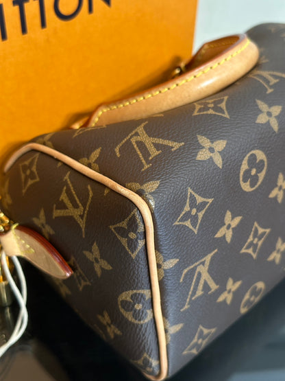 LOUIS VUITTON Speedy Bandouliere 20 - 黑邊背帶