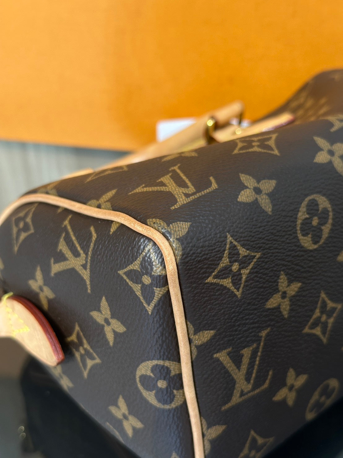 LOUIS VUITTON Speedy Bandouliere 20 - 黑邊背帶