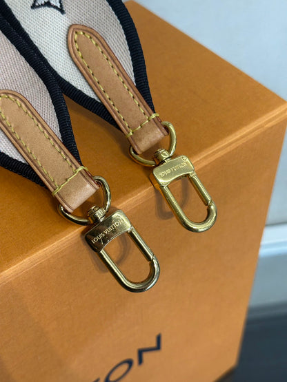 LOUIS VUITTON Speedy Bandouliere 20 - 黑邊背帶