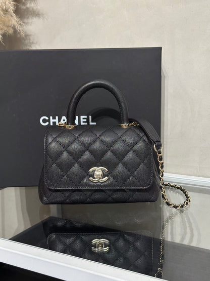 CHANEL Coco Handle - Mini黑金
