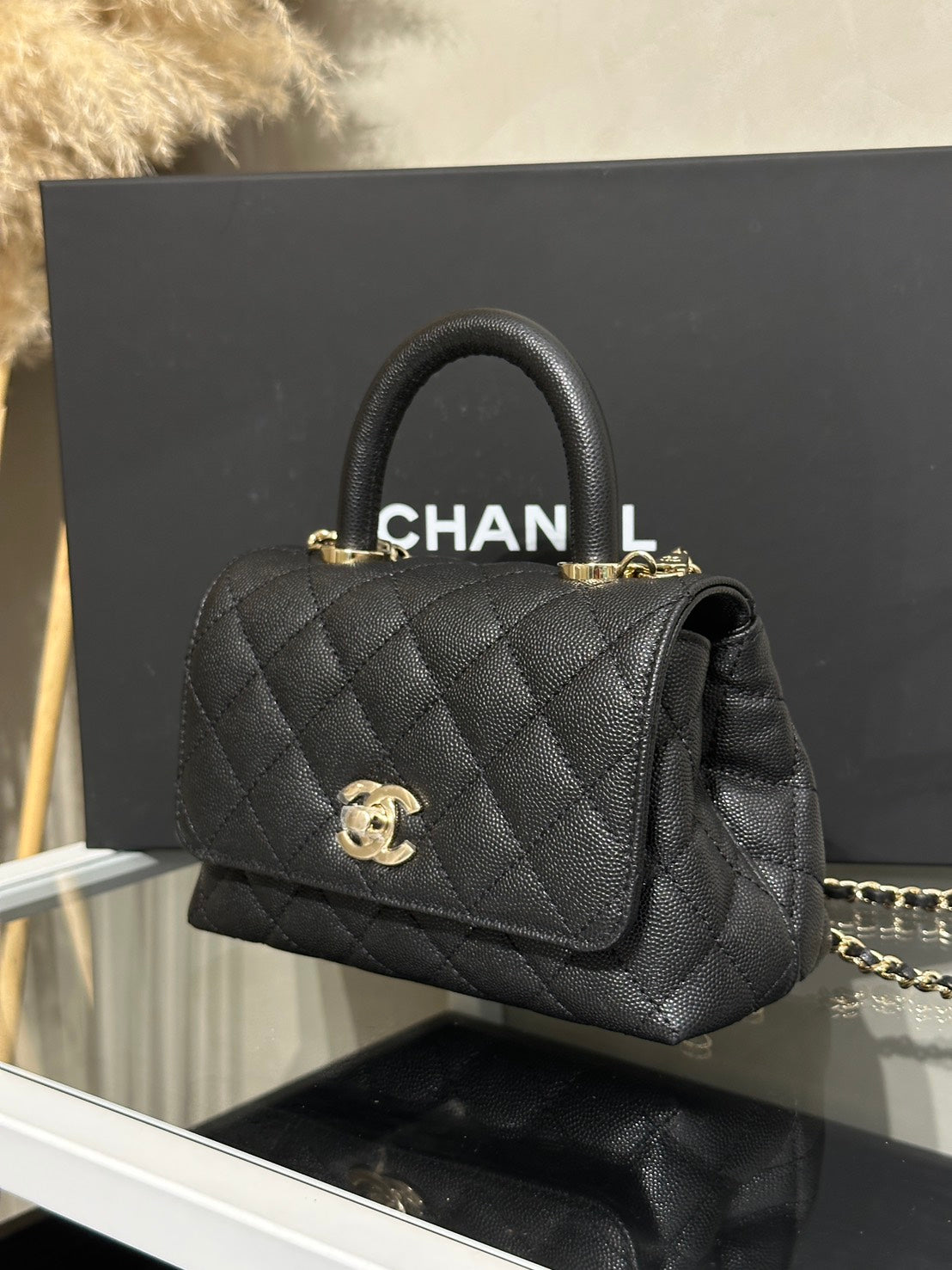 CHANEL Coco Handle - Mini黑金