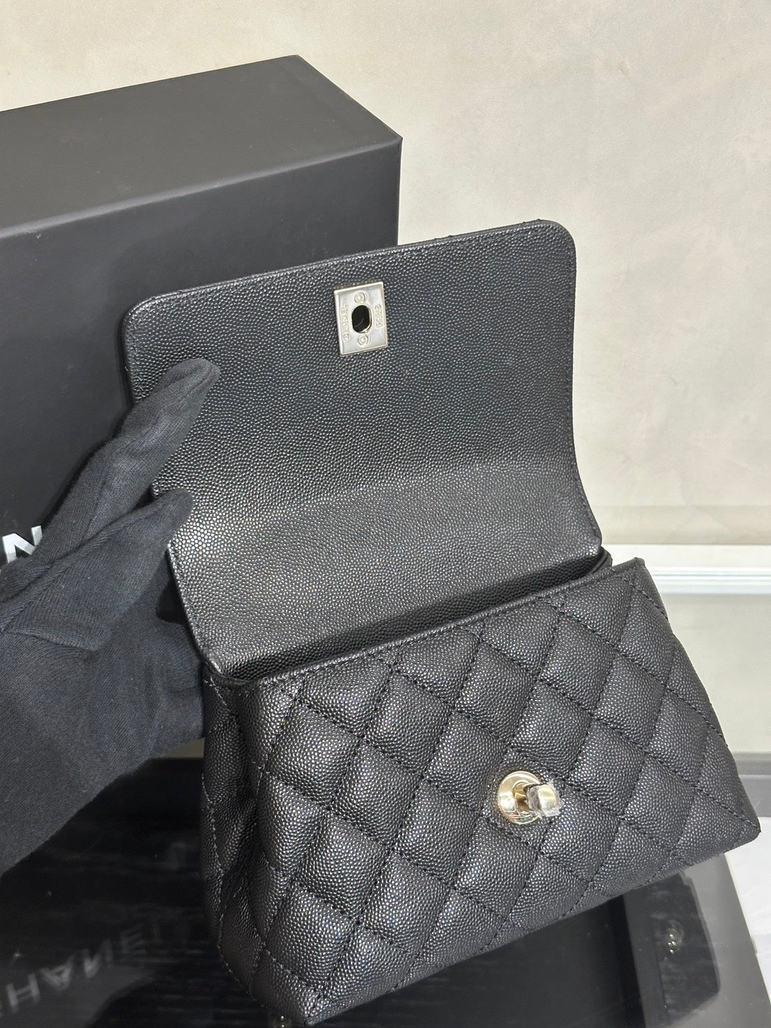 CHANEL Coco Handle - Mini黑金