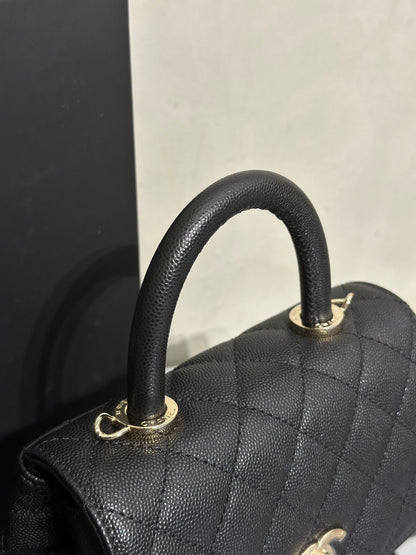CHANEL Coco Handle - Mini黑金