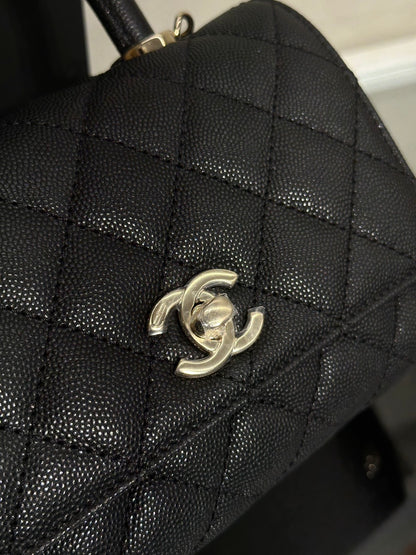CHANEL Coco Handle - Mini黑金