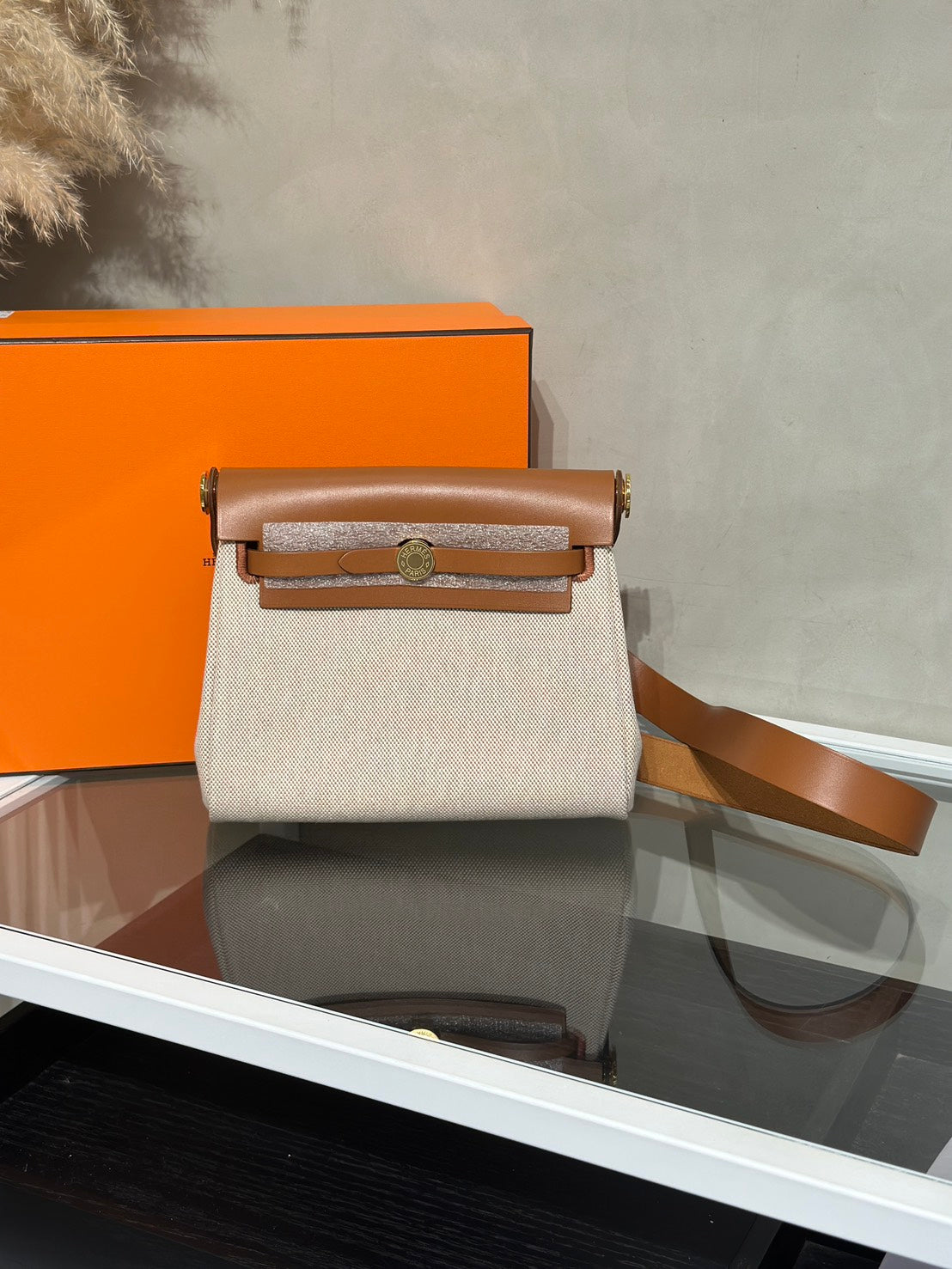 HERMES Herbag Zip 20 - Gold 37 金棕金 K