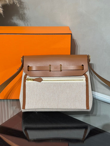 HERMES Herbag Zip 20 - Gold 37 金棕金 K