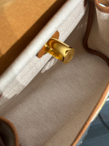 HERMES Herbag Zip 20 - Gold 37 金棕金 K