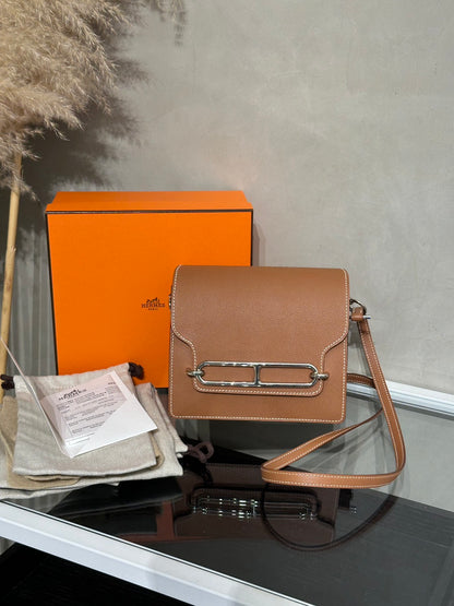 HERMES Mini Roulis - Gold 37 金棕銀 K