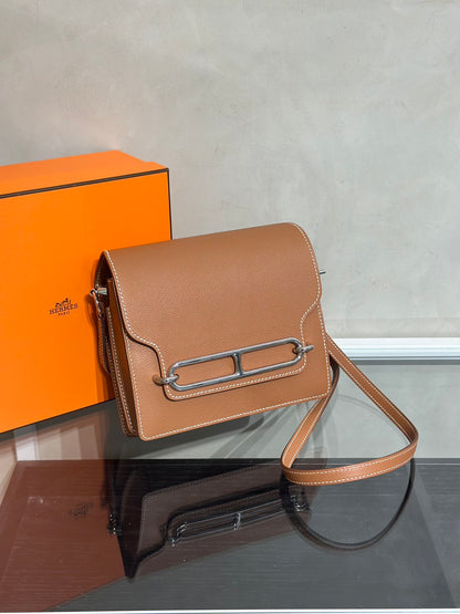 HERMES Mini Roulis - Gold 37 金棕銀 K