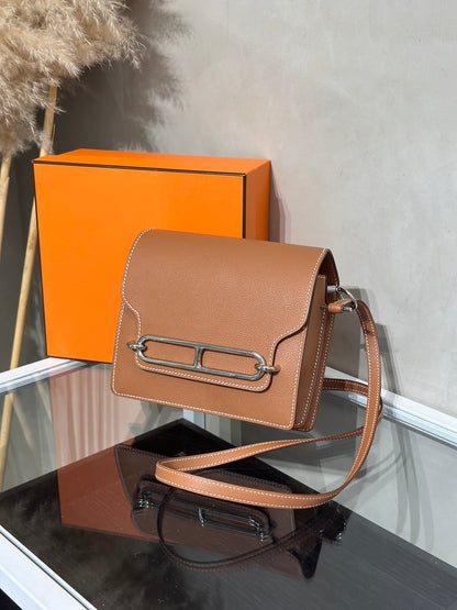 HERMES Mini Roulis - Gold 37 金棕銀 K