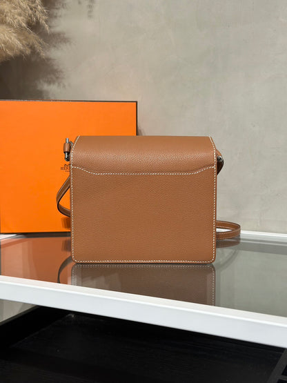 HERMES Mini Roulis - Gold 37 金棕銀 K