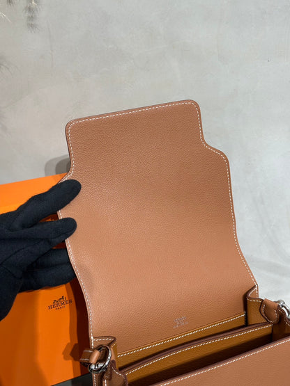 HERMES Mini Roulis - Gold 37 金棕銀 K