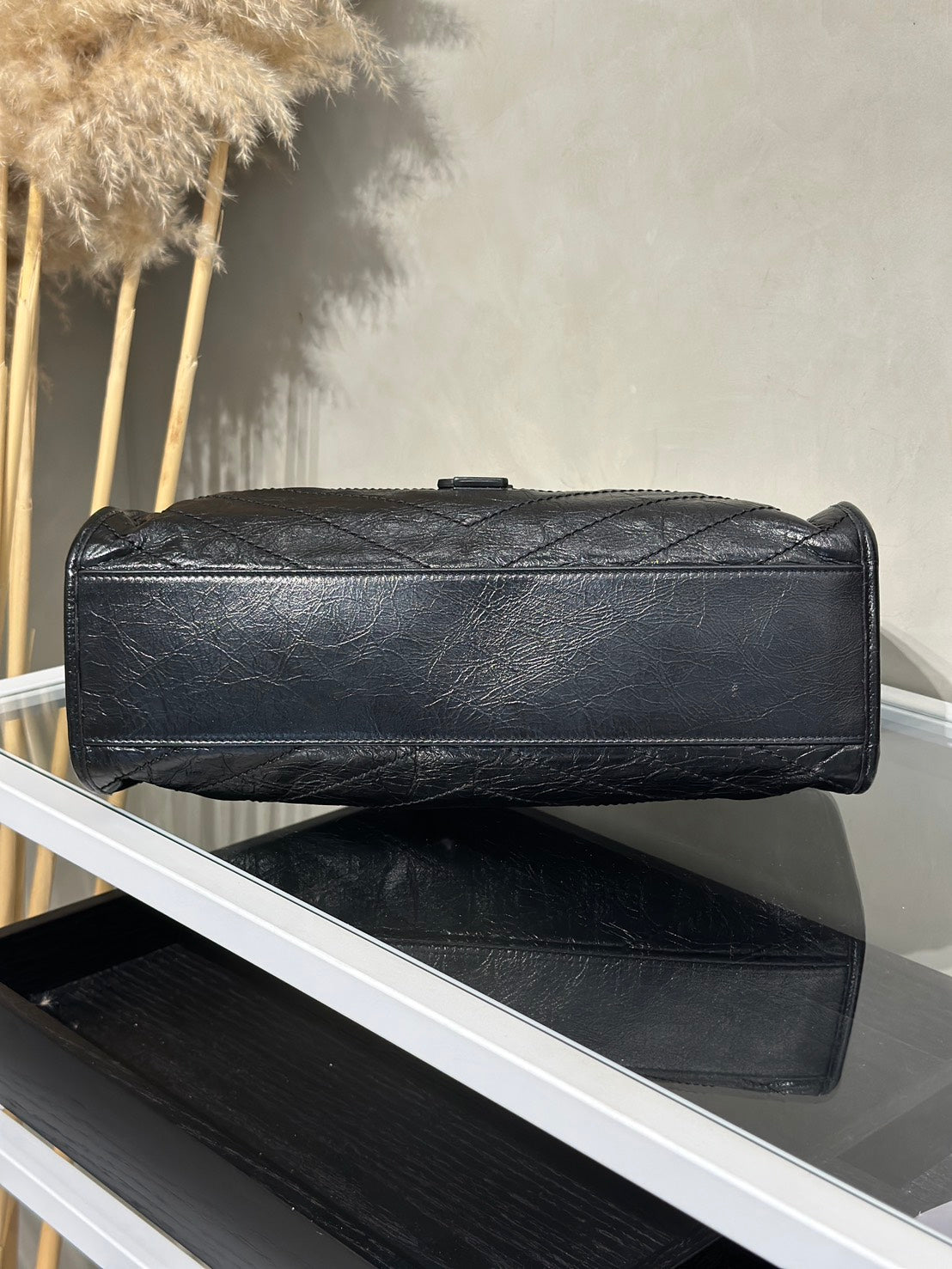 YSL Niki Tote - 中號黑