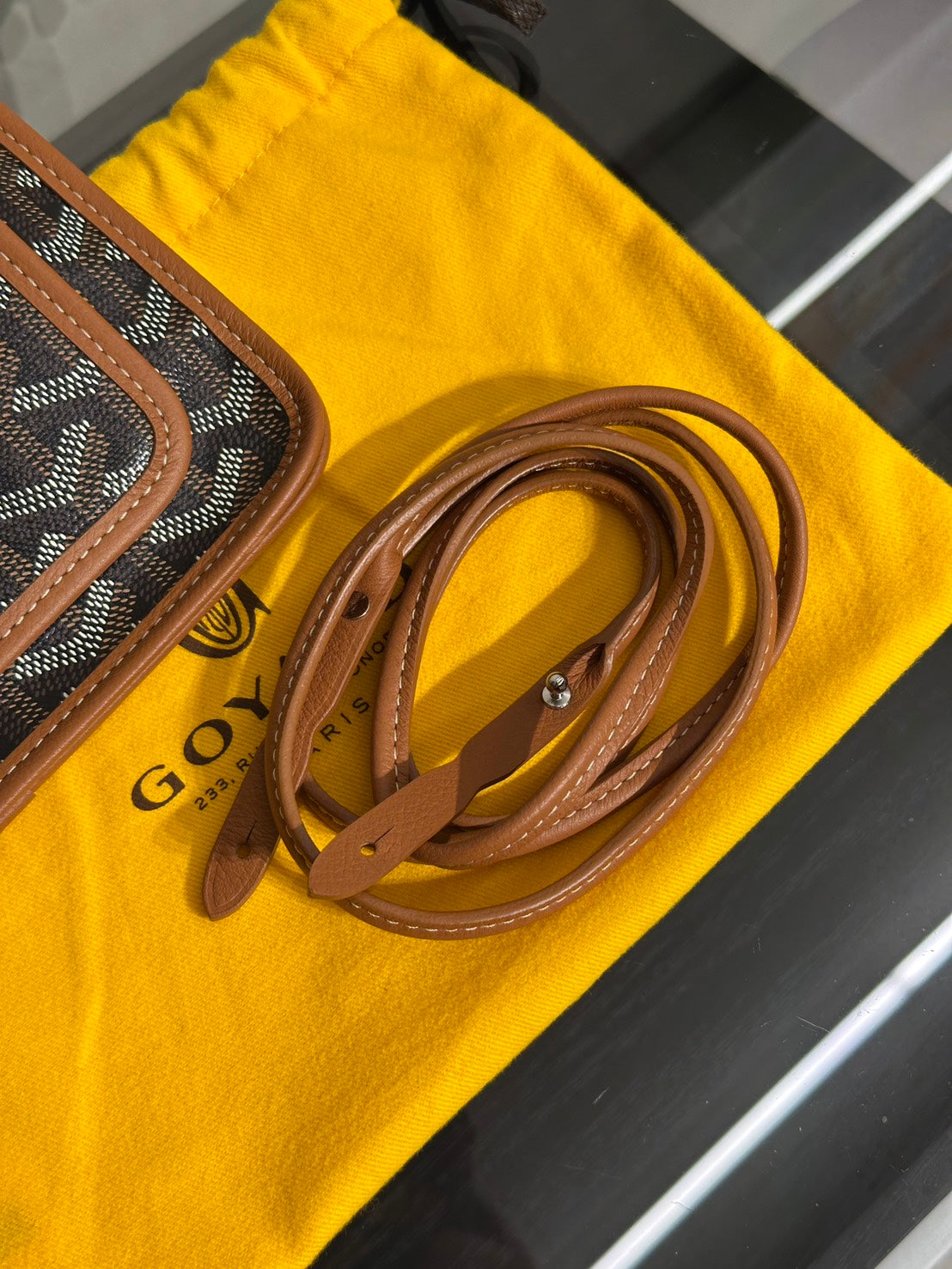 GOYARD Plumet 信封小包 - 棕