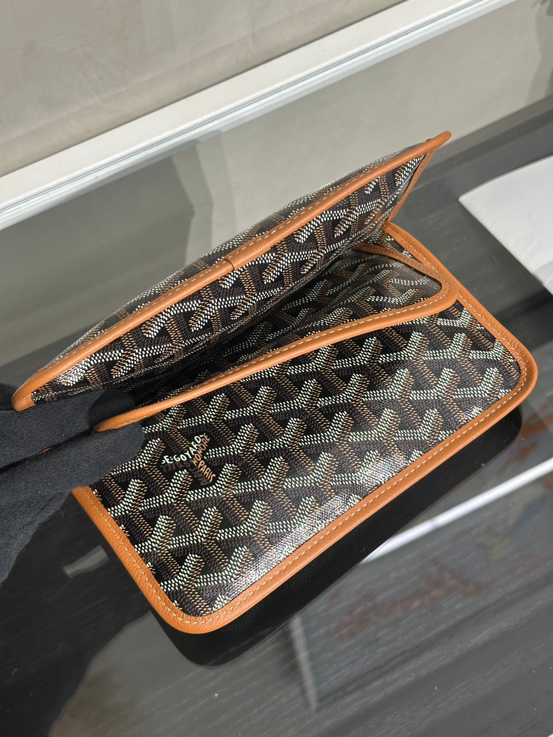 GOYARD Plumet 信封小包 - 棕