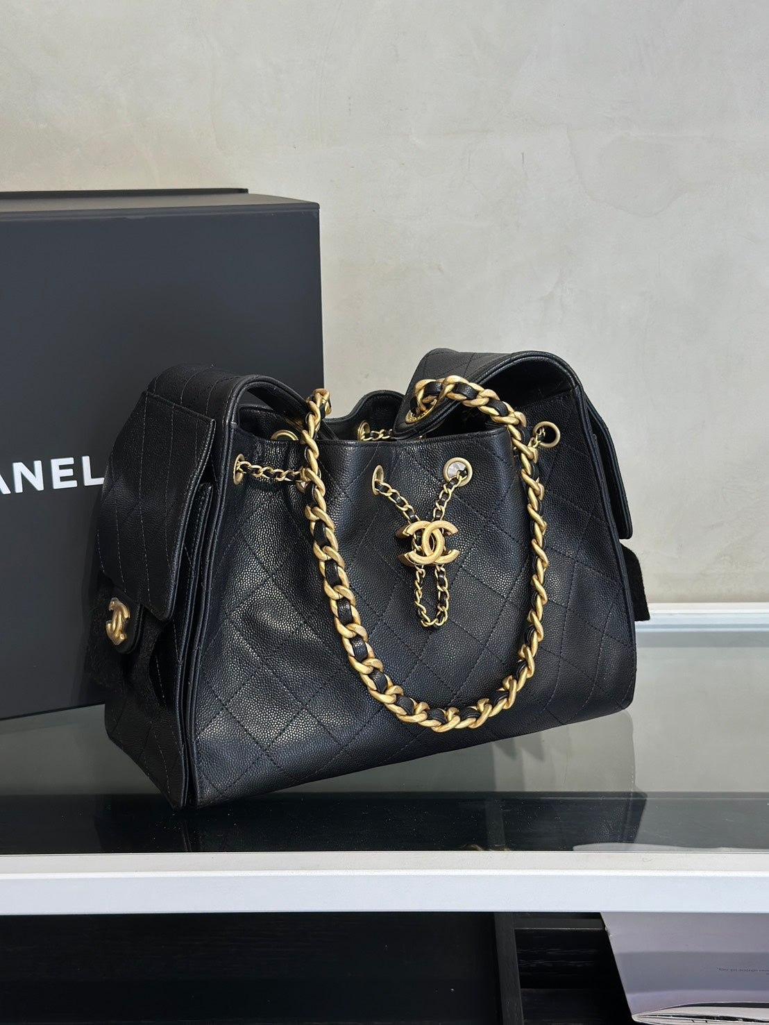 CHANEL 25 Hobo Bag - 小號黑金