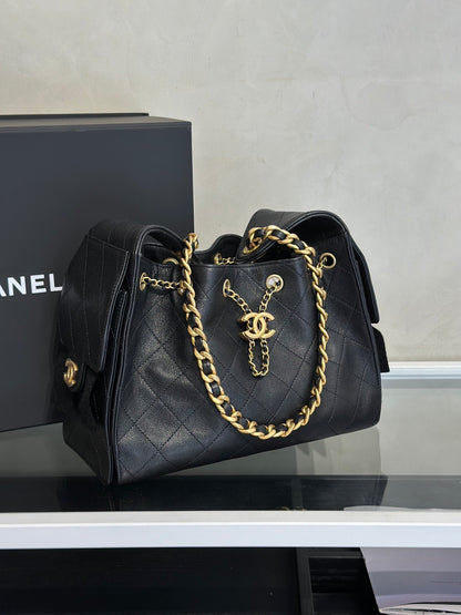 CHANEL 25 Hobo Bag - 小號黑金