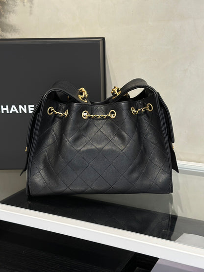CHANEL 25 Hobo Bag - 小號黑金