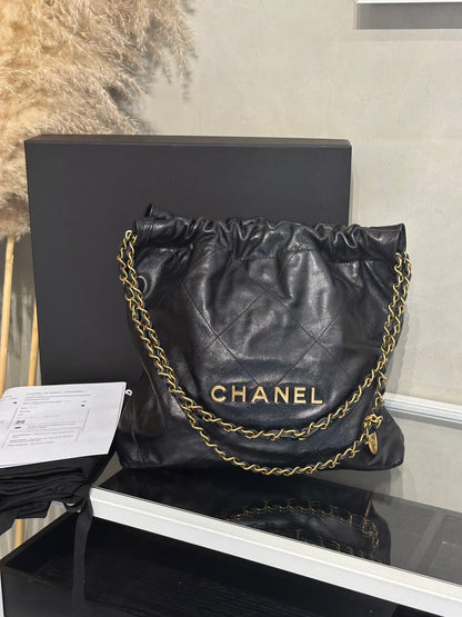 CHANEL 22 Bag - 小號黑金