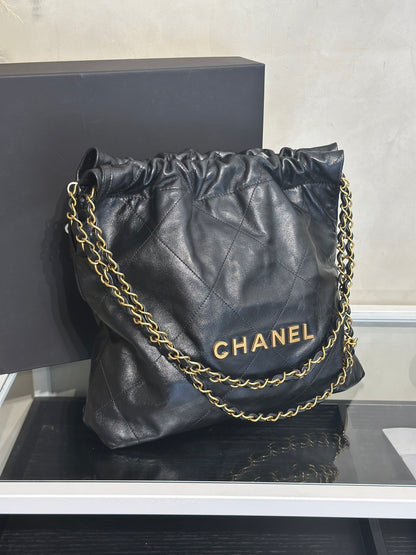 CHANEL 22 Bag - 小號黑金